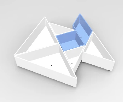 Tangram Modular Planter Box factory