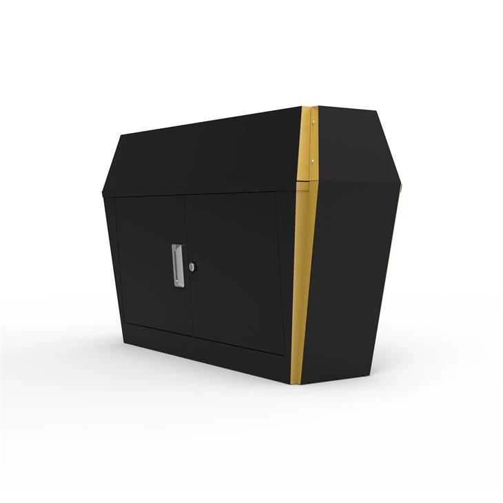 Black and Gold Metal Planter best