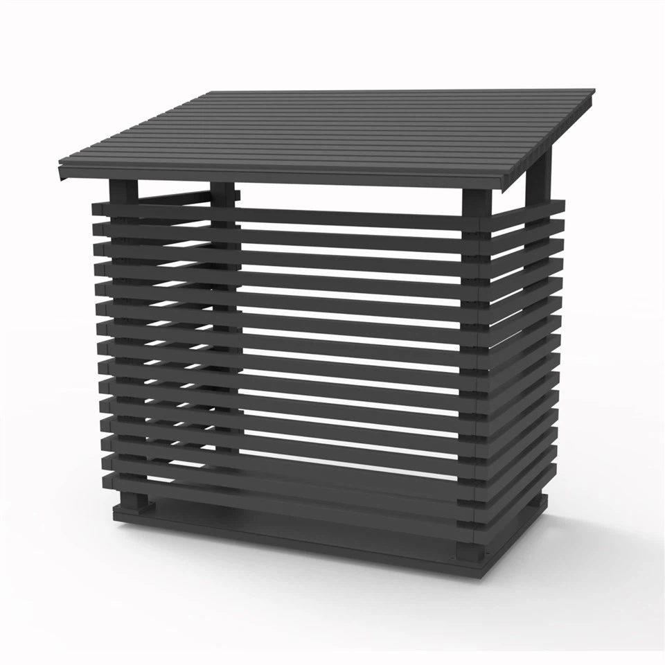 2 Bin Outdoor Metal Garbage Bin Shed suppliers