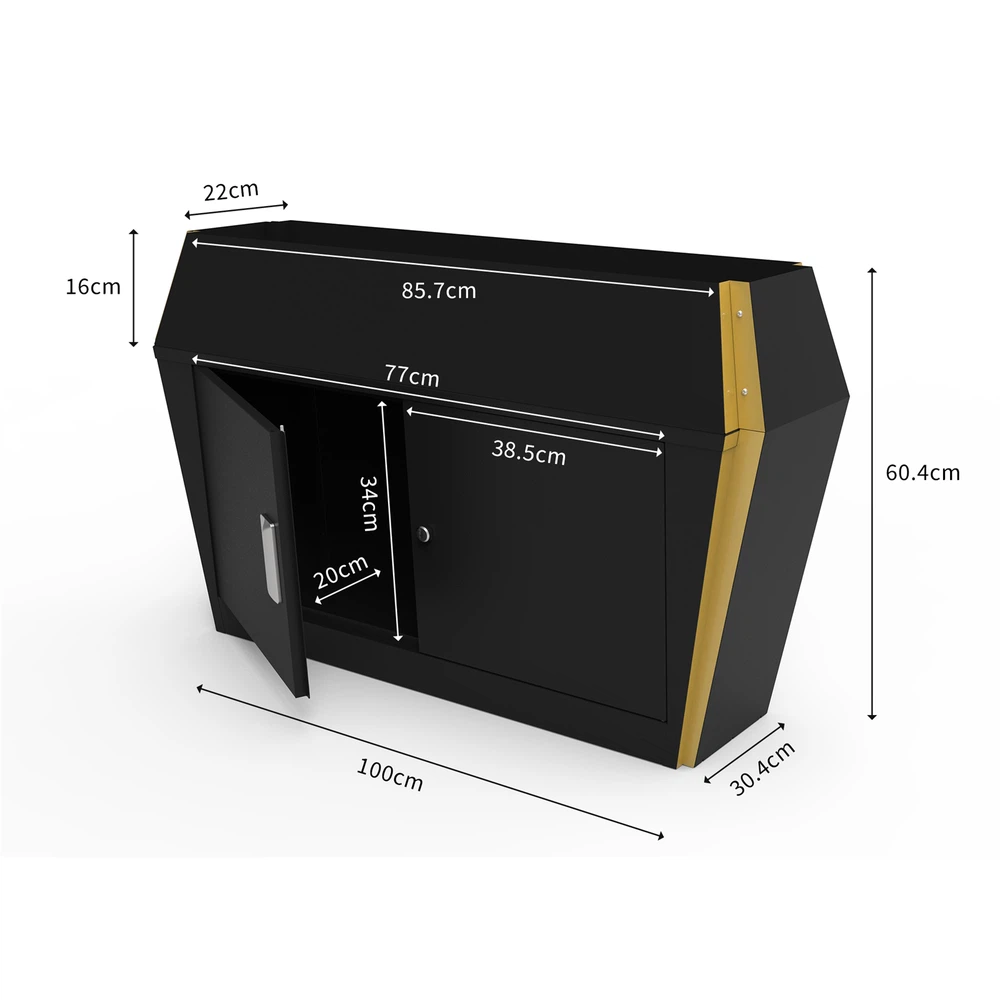 Black and Gold Metal Planter Size Black and Gold Metal Planter Size