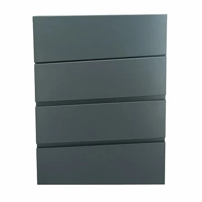 Heavy-Duty Commercial 4-Door Wall Mailbox Assembly