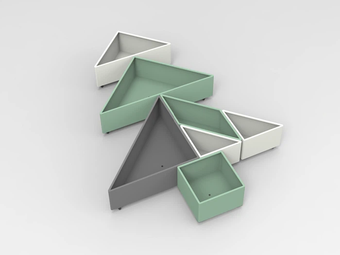 Tangram Modular Planter Box